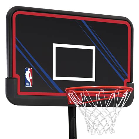 NBA Official 44 in. Portable Basketball System Hoop with Polyethylene ...