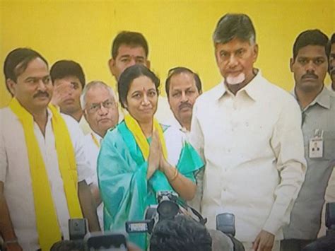 Former YSRCP lawmaker Charita Reddy joins TDP