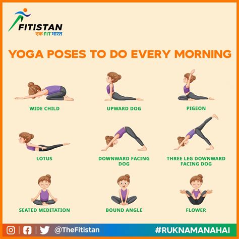 10 Most Important Yoga Poses - Printable Free Templates