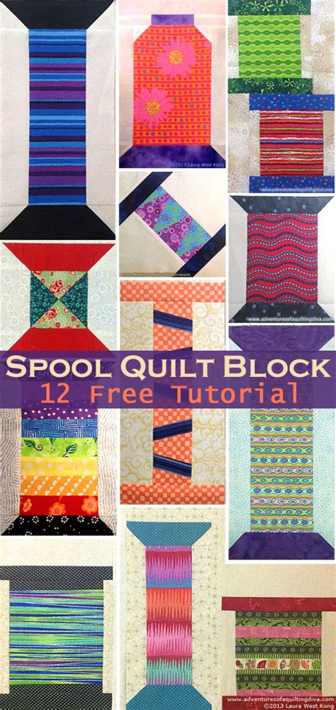 Image result for Spool Quilt Block Tutorial