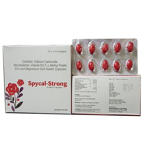 SPYCAL-STRONG Softgel Capsules Novogen Captab