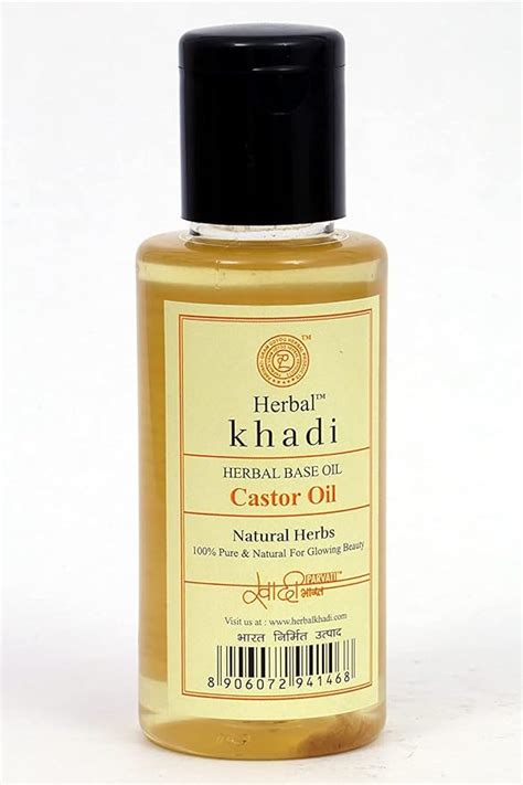 Buy Khadi Herbal Castor Oil Herbal Base oil 100% Pure & Natural for ...