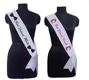 Buy Atpata Funky Best Dressed Jodi Sash (Male and Female) | Reusable ...