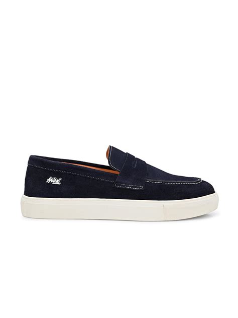 Hitz Men's Navy Suede Leather Casual Shoes – Hitz Shoes Online