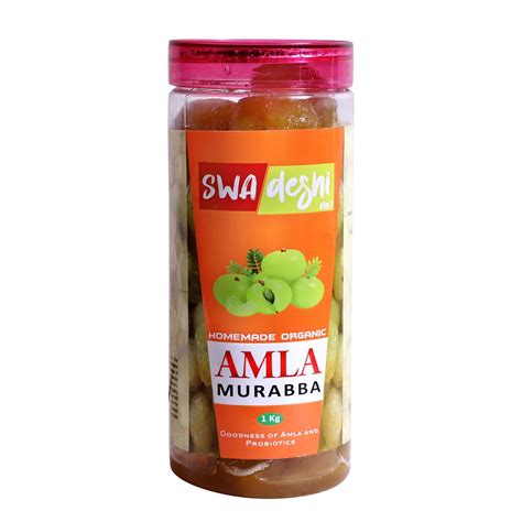 Buy Swadeshi No 1 Honey Amla Murabba with Honey - 1kg | 100% Fresh Amla ...