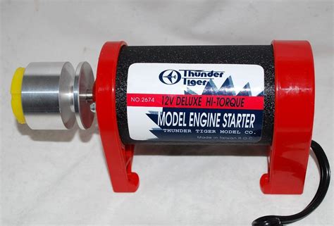 Thunder Tiger No. 2674 ~ 12V Model Engine Starter in Orig Box ~ Free ...