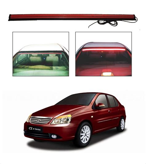 Trigcars Tata Indigo Cs Car Roofline LED Third Brake Light Kit Above ...
