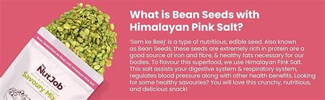 The NutJob Salted Bean Seeds - Sem ke Beej - Salted with Himalayan Pink ...