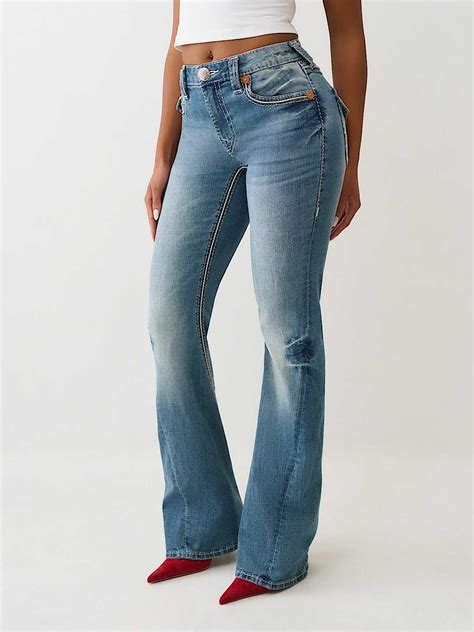 JOEY ROPE STITCH AND BIG T ULTRA FLARE JEAN