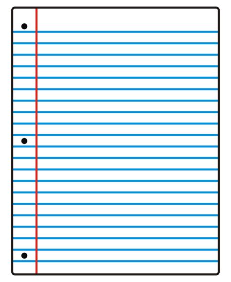 Free Printable Notebook Paper 的图像结果