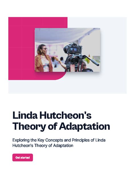 Linda Hutcheon's Theory of Adaptation: Key Concepts & Analysis - Studocu