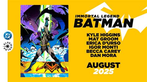Kyle Higgins And Dan Mora’s Immortal Legend Batman Announced At C2E2 ...