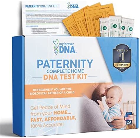 My Forever DNA Paternity Test Kit 1 Alleged Fathers + 1 Child 24 Dna ...