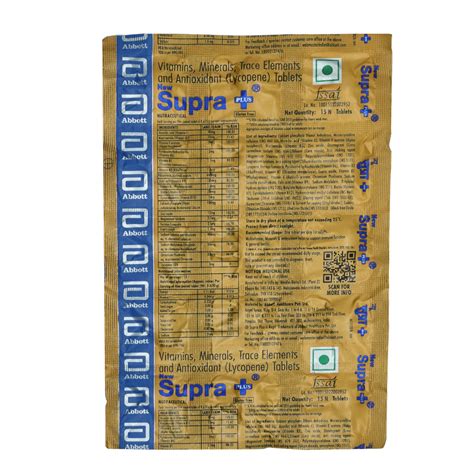 Supra Plus New Tablet | Uses, Side Effects, Price | Apollo Pharmacy