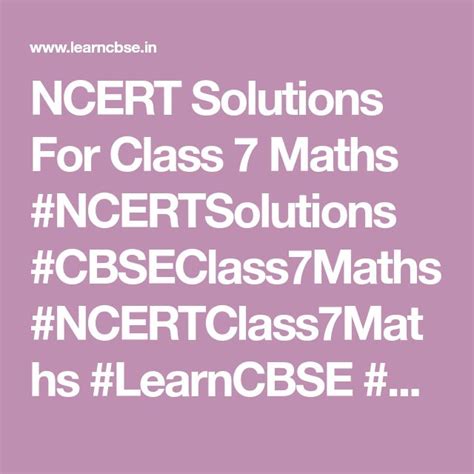 Class 7 Math Tutorials 的图像结果