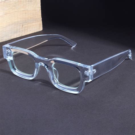 Vintage V1 Clear Square Frames – Order Now at GoGlassic – Go Glassic