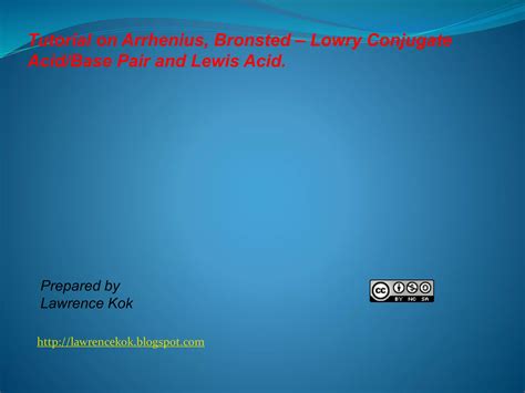 IB Chemistry on Arrhenius, Bronsted Lowry Conjugate acid base pair and ...