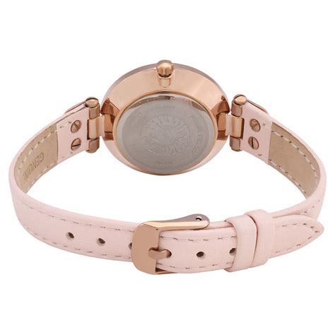 Buy Online Anne Klein Quartz Analog Mother of Pearl Dial Leather Strap ...