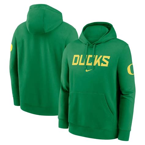 Nike Oregon Ducks Nickname Club Fleece Pullover Hoodie | Academy