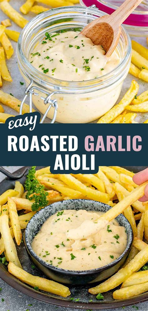 Unleash the magic in your kitchen with this Roasted Garlic Aioli recipe ...