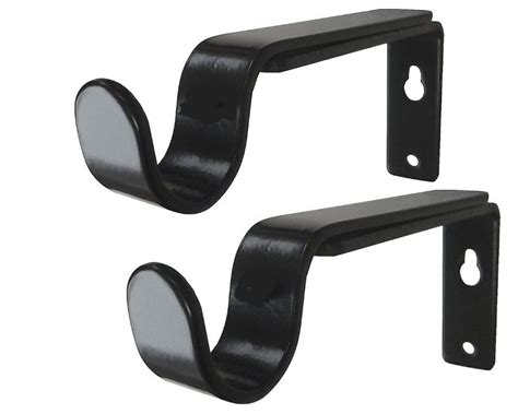 Snooze Factory Window Curtain Rod Bracket Holder - Parda Holder Black ...