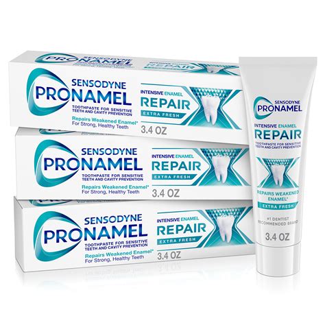 Buy Sensodyne Pronamel Intensive Enamel Repair Toothpaste for Sensitive Teeth, to Reharden and ...