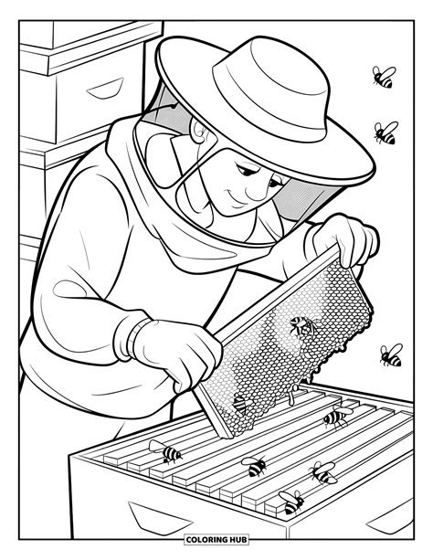70+ Honey Bee Coloring Pages for Kids & Adults (Free Printable PDFs)