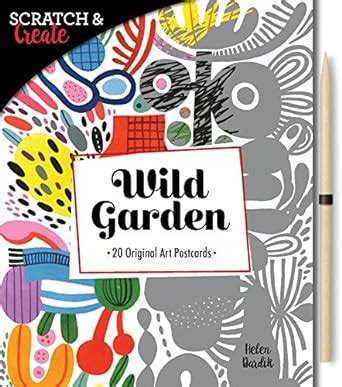 Scratch & Create: Wild Garden: 20 original art postcards : Dardik ...