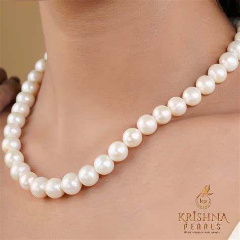 Royal Round Pearl 12mm Necklace – Sri Krishna Pearls