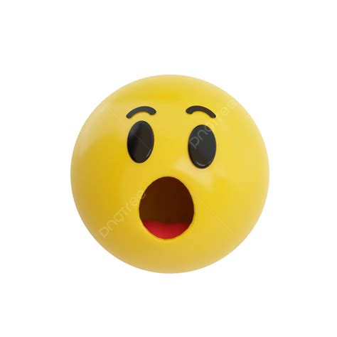 Uau Emoticon Uau Emoji 3D Logo Download Gratuito Logotipos 3D Logos
