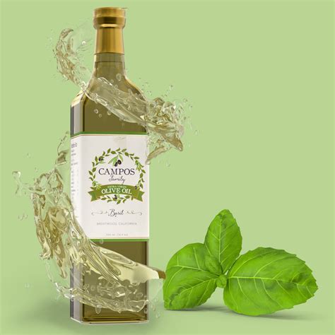 Basil - Extra Virgin Olive Oil - Campos Family Vineyards