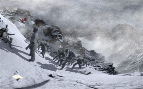 红军长征过草地爬雪山视频素材