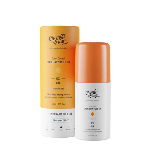 Buy Chemist at Play UnderArm Roll-On with 5% Lactic Acid & 1% Mandelic ...