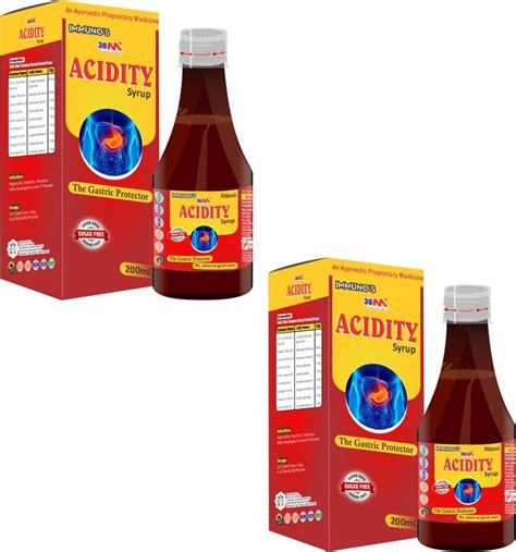 30M Ayurvedic Acidity Medicine Syrup (2 x 200 ml) for Hyperacidity ...