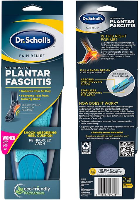 Buy Dr. Scholl’s Plantar Fasciitis Pain Relief Orthotics /Clinically Proven Relief and ...