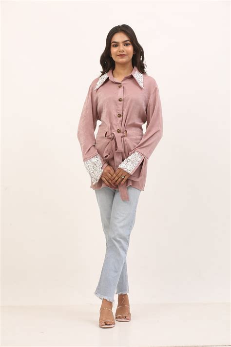 Dusty pink shirt – Modische