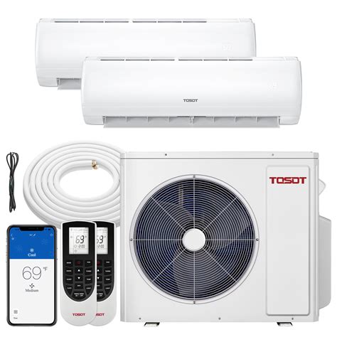 30,000 BTU Dual Zone Mini Split Air Conditioner - Heat Pump – TOSOT Direct