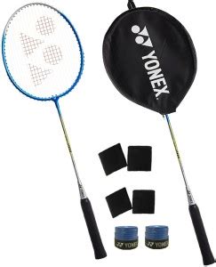 YONEX Best GR-201 Badminton Racket with Etec Super Grip and Wrist Band ...