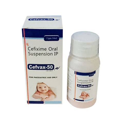 CEFVAX-50 Dry Syrup Vaxova Drugs Pvt Ltd