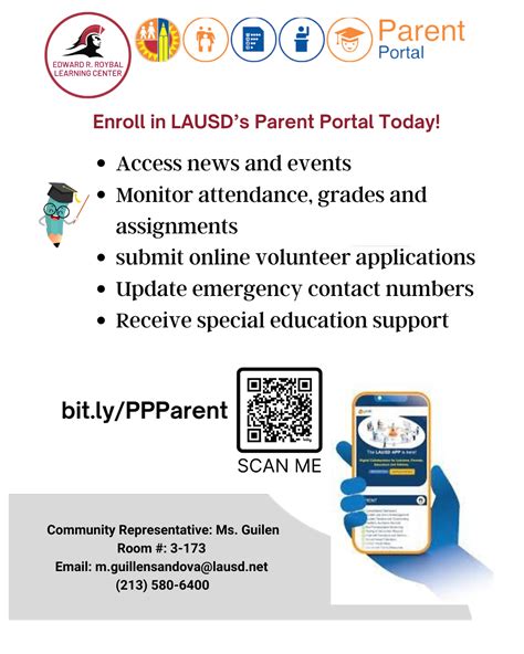 Enroll in LAUSD’s Parent Portal Today! | Edward R Roybal Learning Center