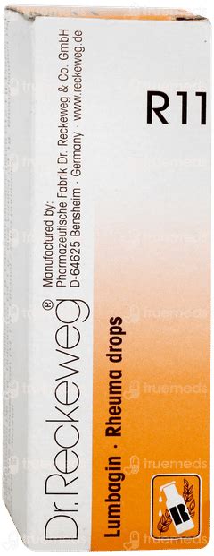 Dr Reckeweg R11 Rheumatism Drop 22 Ml - Uses, Side Effects, Dosage ...