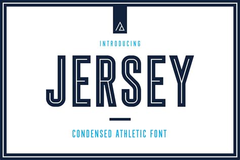 Jersey Outline Font | xFonts.pro
