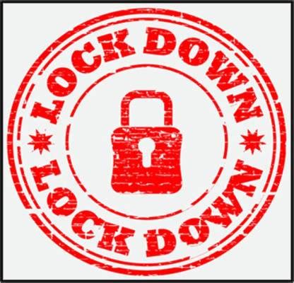 999Store Lockdown sign board Emergency Sign Price in India - Buy ...