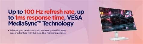 Lenovo L-Series 27 inch (68.5cm) QHD IPS Monitor| 100Hz, 1ms, FreeSync ...