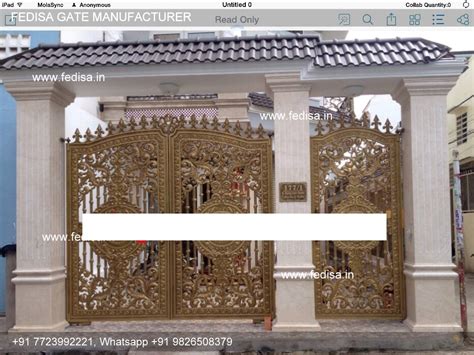 Steel Main Gate Design Iron Simple Gate Design Front Gate And Wall ...