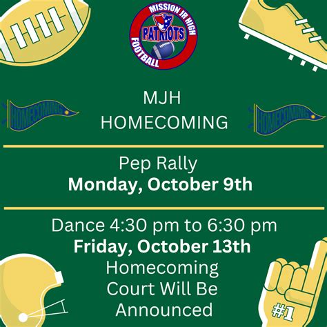 MJH HOCO Events | Mission Jr. High School
