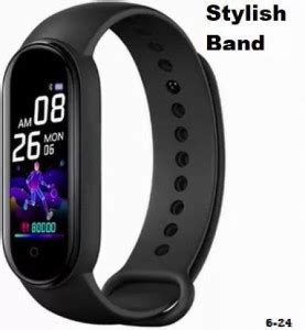 Stybits S1001_M7 ULTRA FITNESS TRACKER STEP COUNT SMART BAND BLACK(PACK ...