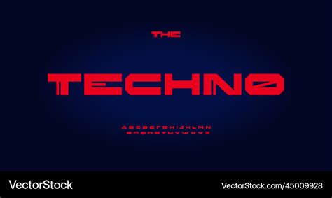 Techno Typewriter Font 的图像结果