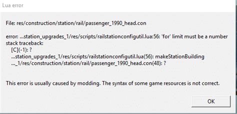 Image result for Error Running Lua Method 'Update FS19