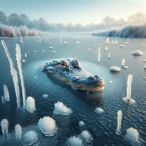 How Alligators Survive in Freezing US Winters - Animals Around The Globe
